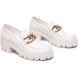 New Sz 5.5 Platform Slip on Loafers Shoes